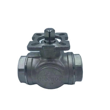 Stainless steel 304 316CF8 CF8M manual BSP NPT BSPT clamp 3pc ball valve High Platform